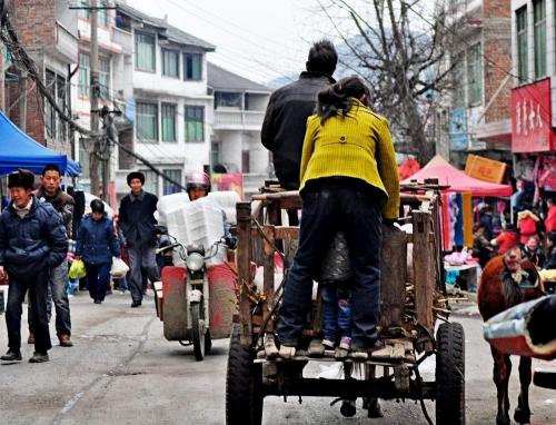 进入市场的味道