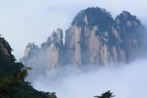 迷人的黄山风光