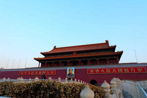 我在北京的天安门广场