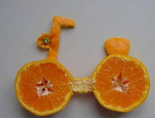 创意剥橙子