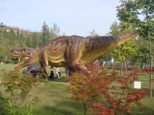 美丽的恐龙遗址公园