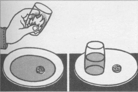 将硬币放入水中