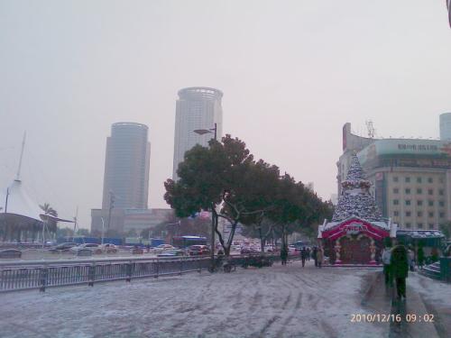 宁波的第一场雪