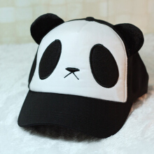 可爱的熊猫帽