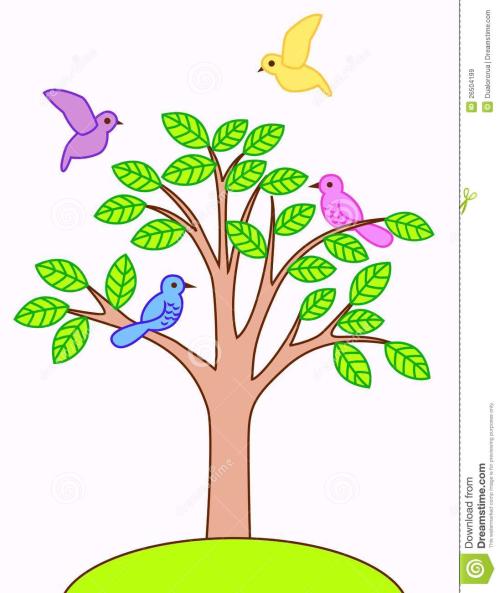 啄木鸟和树木的童话故事300年级三年级