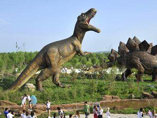 参观恐龙公园