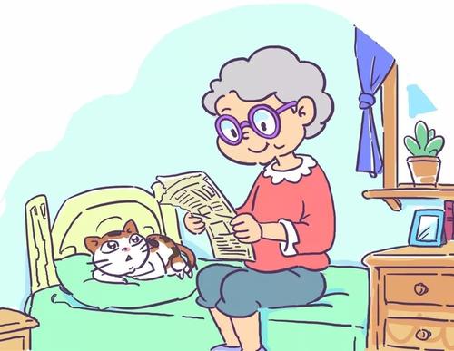 奶奶的小猫