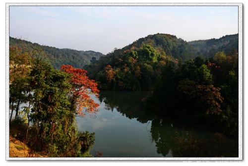 风景如画的九峰山