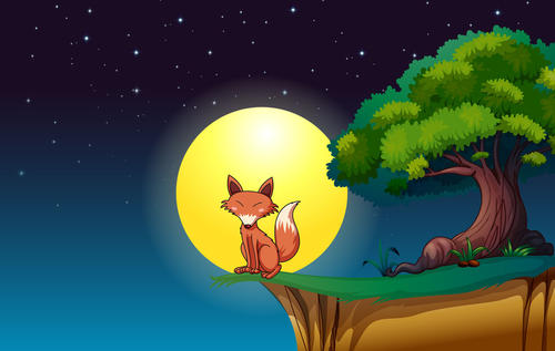 月亮和狐狸