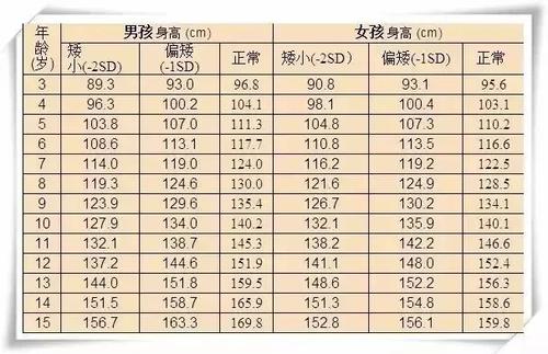 注意身高，健康成长