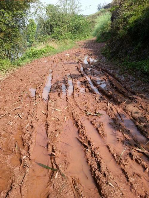 那条泥泞的道路