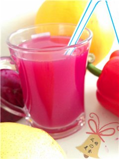 神奇的紫色glyn果汁