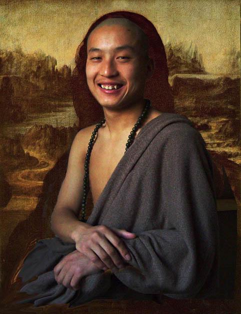 蒙娜丽莎（Mona Lisa）笑