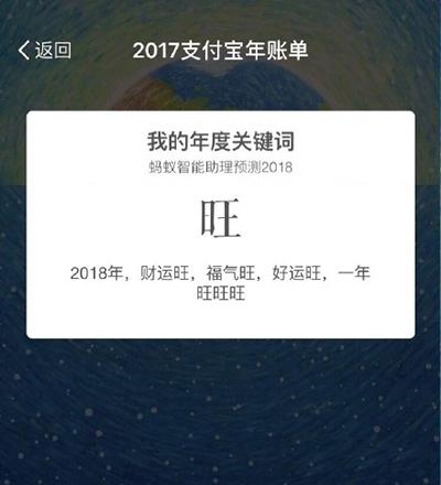 坚持我的一年的关键词