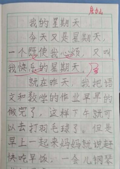 算我小学五年级_100字