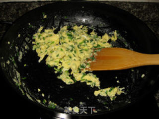 我学会了韭菜和煎鸡蛋。