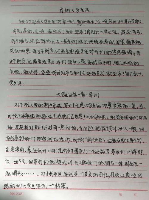 [我的大学梦想论文]我的一年 - 复旦_1200字