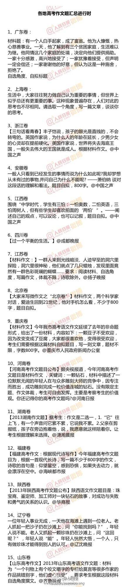 2013年新课程标准II全国批量学院入学考试主题：同学