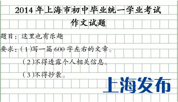 2008年，上海的高中入学考试优秀作品“我有我的眼睛的颜色”_1500字