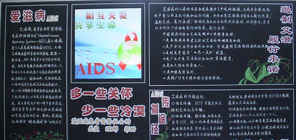 关于艾滋病黑板：相互关系_20字