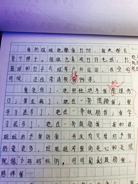 小学成分：微笑_900字