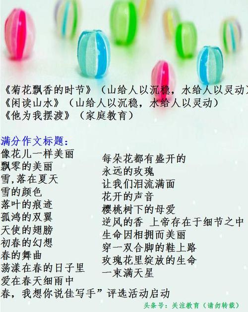 给中国考试文字，一对美丽的“眼睛” - 拟例_1500字