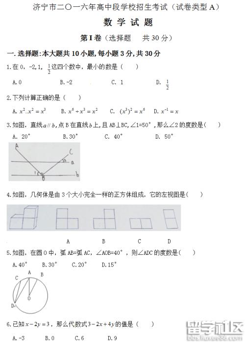 2009山东济宁市高中入口股权