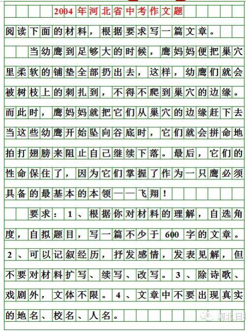 2009年云南省中学入学考试尤为自由