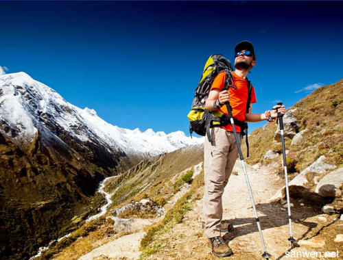 登山者风景_600字