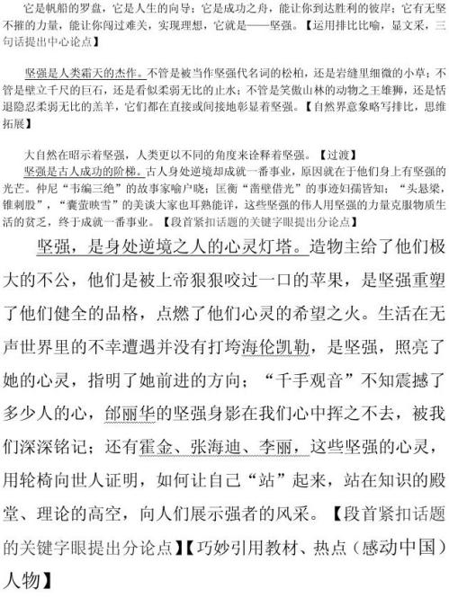 2012年高中入学考试文学分析（1）