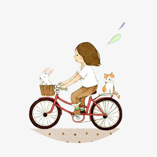女孩骑自行车_300字
