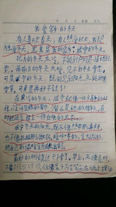 我家乡的构图：他们的家乡海关（5）_600字