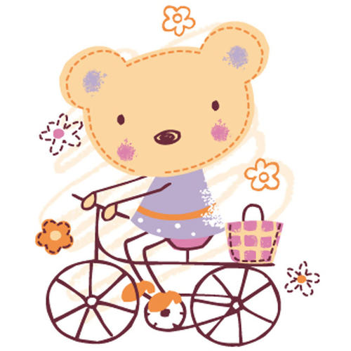 婴儿骑自行车_250字