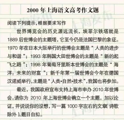 2018上海高考作文权威解读（附全部作文题及命题分析）