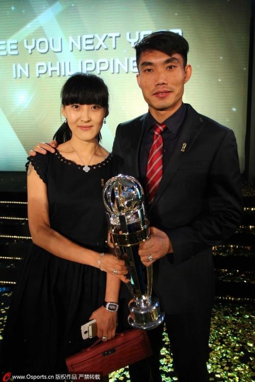 郑志赢得了亚洲足球先生的胜利说