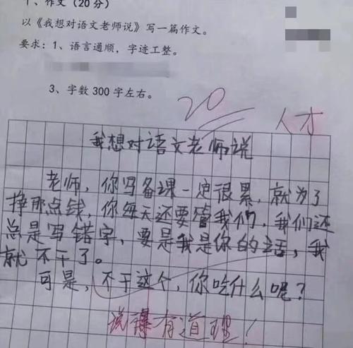 漂亮的老师_100字