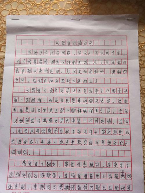 简爱阅读_1500字