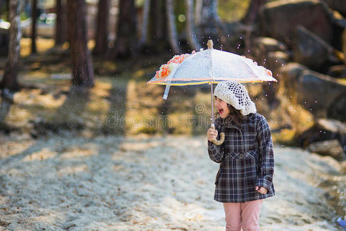 风中的一把雨伞和rain_750字