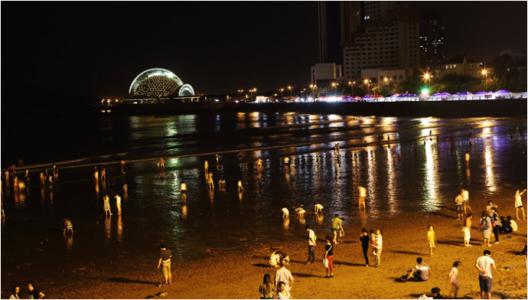 暑假征文：海滩的夜与晨_1500字