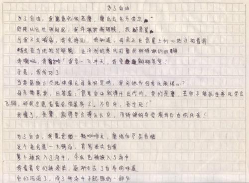 自由组成：无水想象_900字